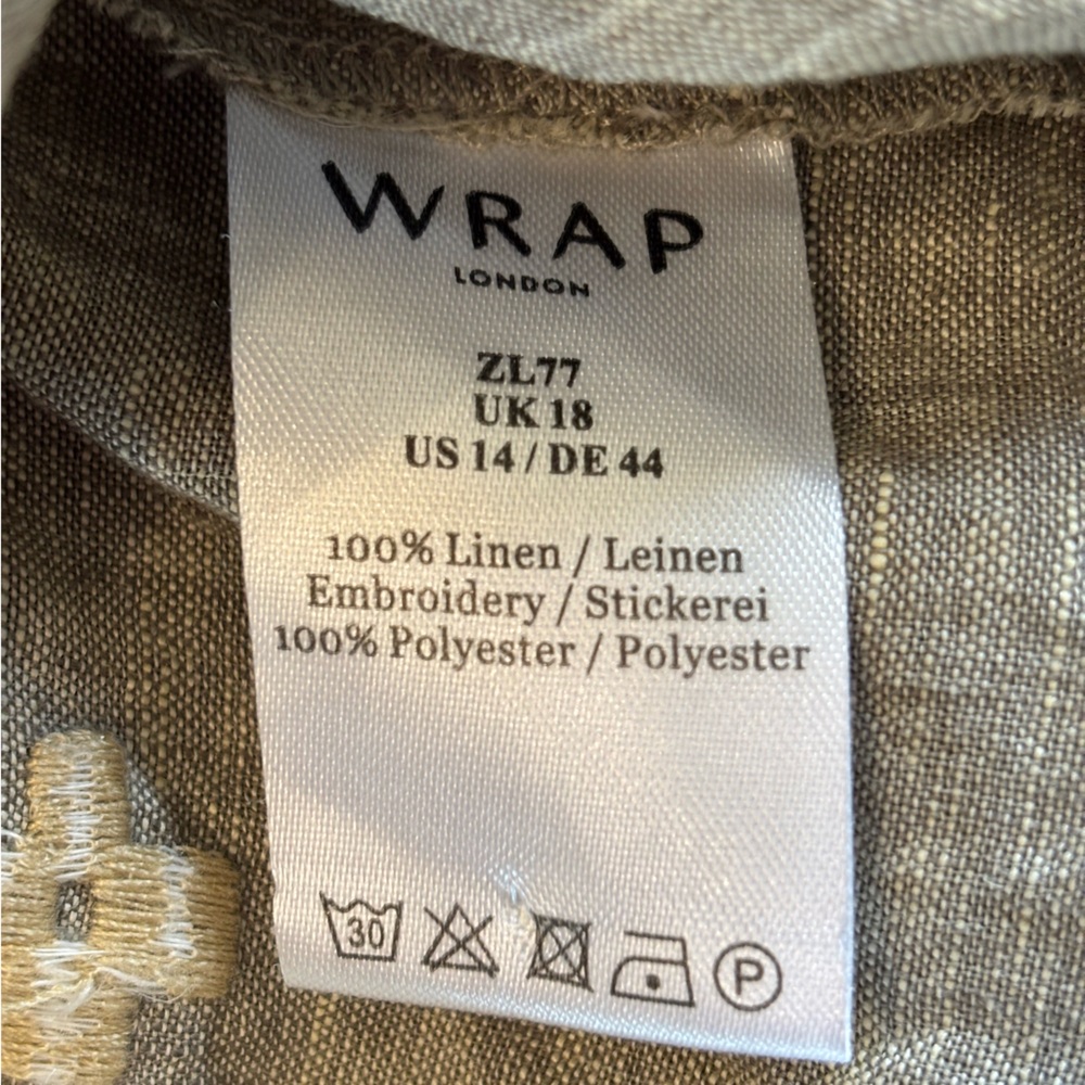 WRAP London Linen Blouse - Picture 9 of 15